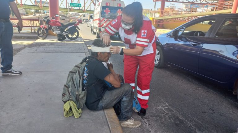 Lo arrolla Motocilcista